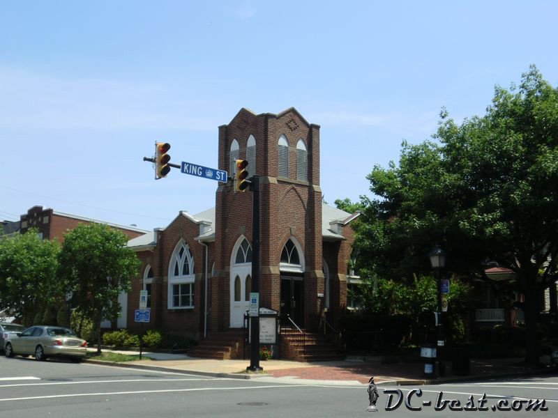 Церковь на King Street. Alexandria, Virginia
