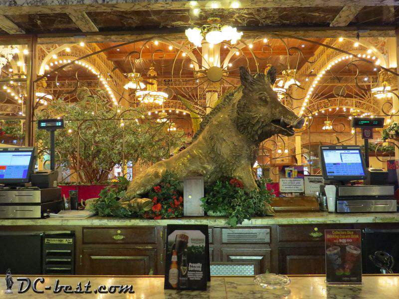 Inside the casino Main Street Station. Las Vegas, Nevada