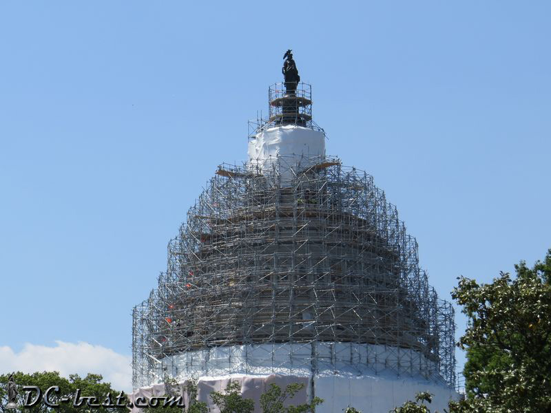 Купол Капитолия под реконструкцией