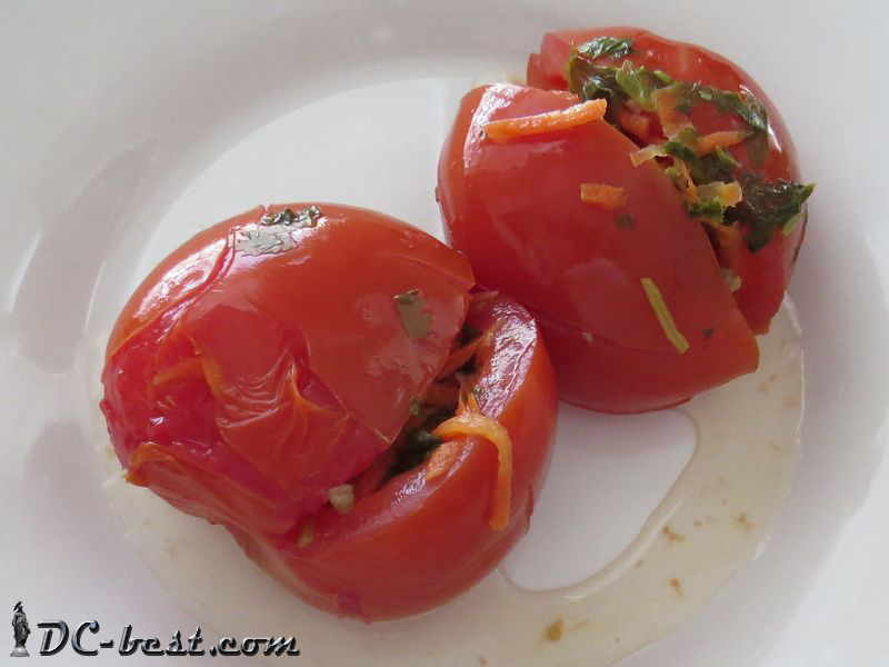 Консервированные маринованные помидоры по-армянски