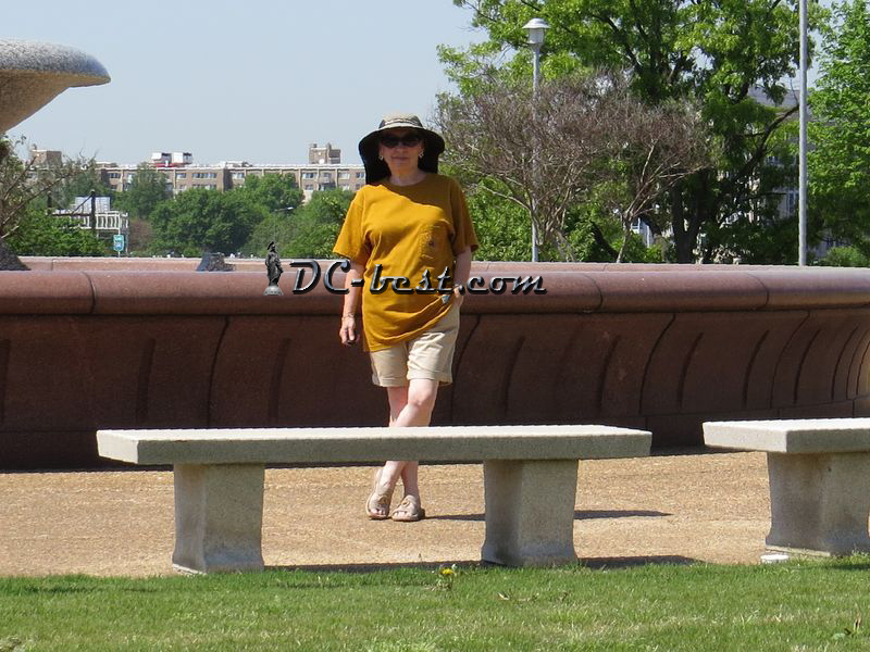 Тамара в парке на Капитолийском Холме