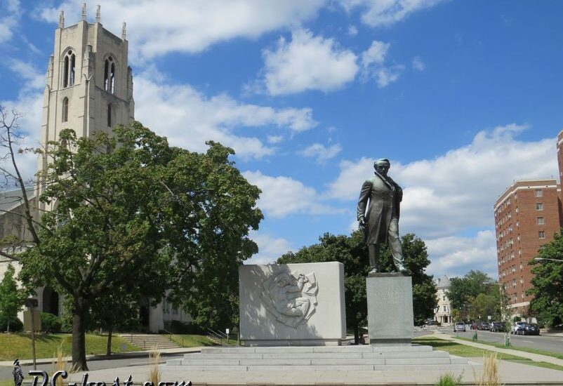 The Taras Shevchenko Memorial in Washington, D.C.