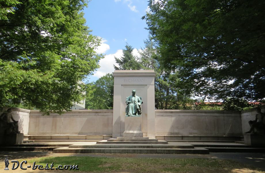 Статуя Президента Джеймса Бьюкенена
