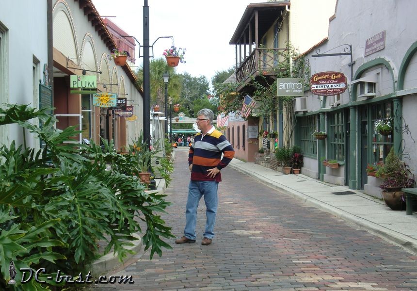 Старые улочки города Saint Augustine, Florid
