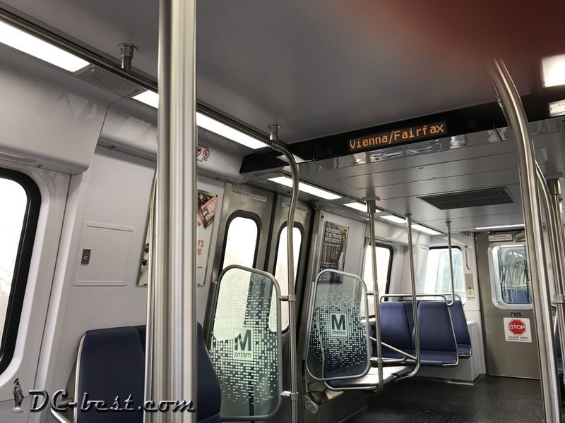 Metro car in Washington, D.C.