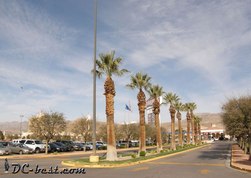 Entrance to Primm Valley casino at State Line Nevada