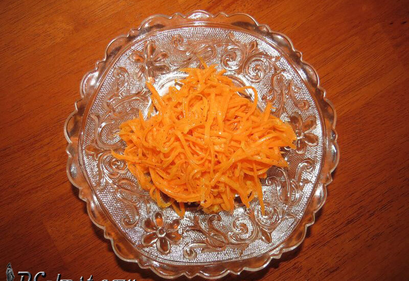 Морковь по-корейски. Korean carrot salad.