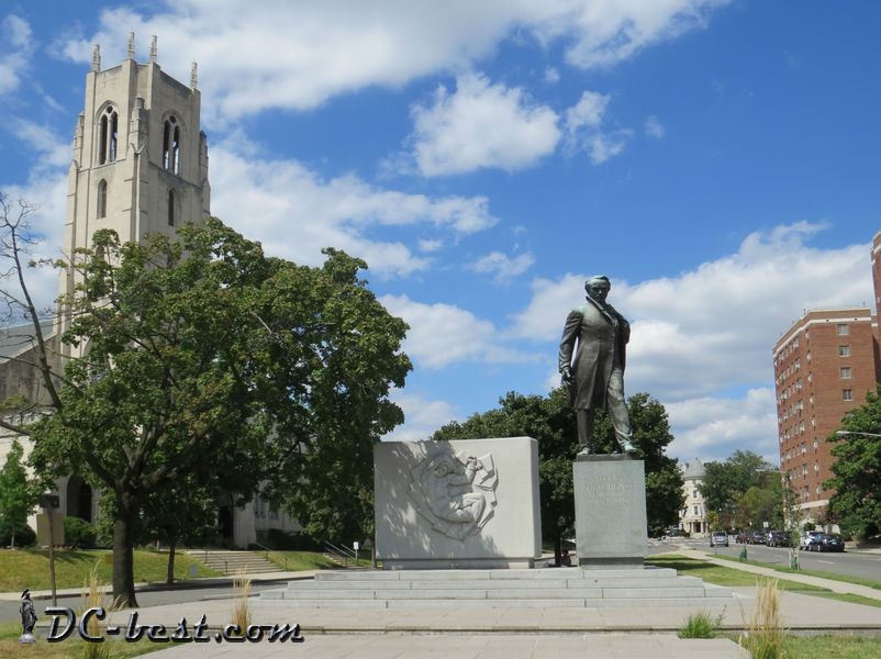 The Taras Shevchenko Memorial in Washington, D.C. 