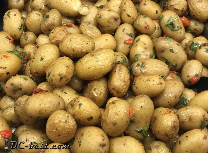 Молодая картошечка с луком-шнитт