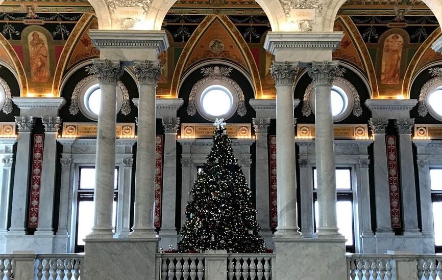 Новогодняя елка, Библиотека Конгресса, США