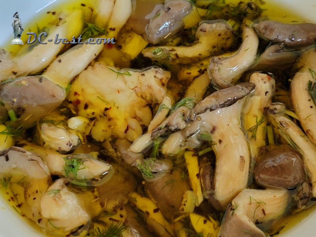 Маринованные вешенки
